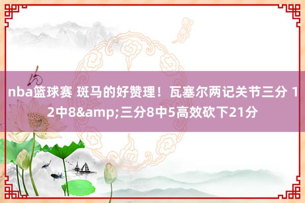 nba篮球赛 斑马的好赞理！瓦塞尔两记关节三分 12中8&三分8中5高效砍下21分